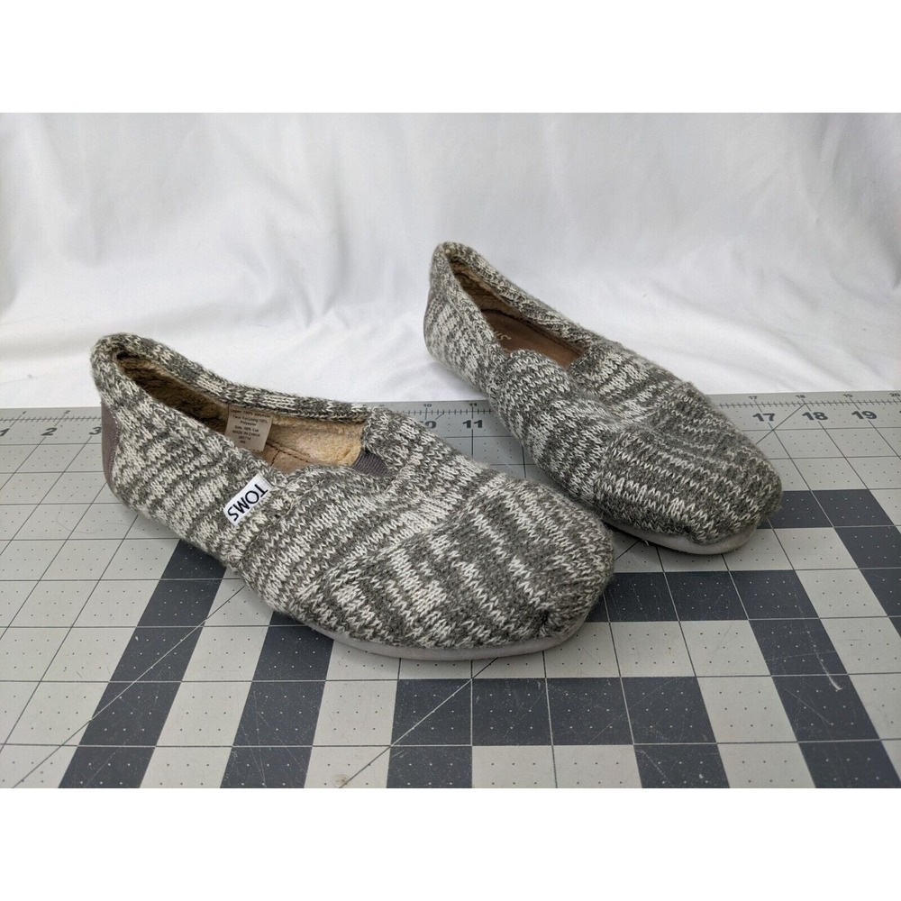 Toms Womens Shoes Knit Flats Sz 6
